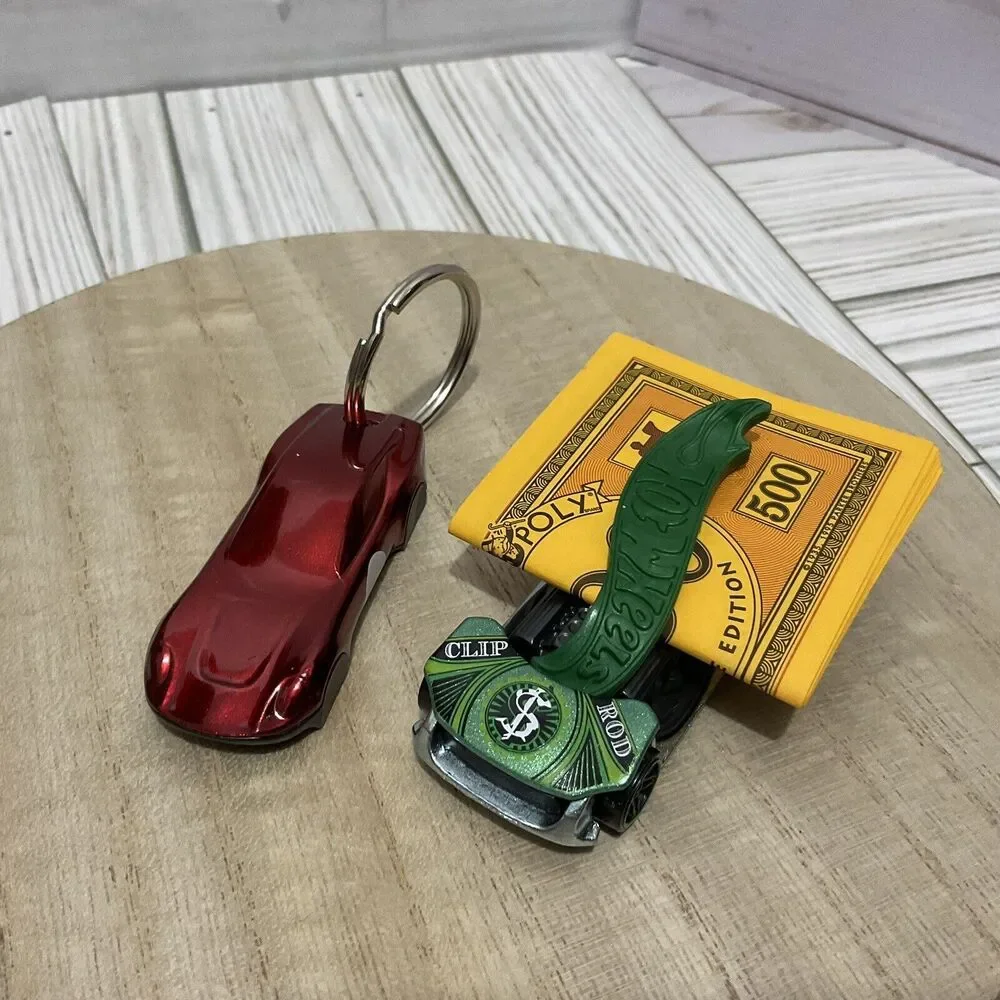 Hot wheels Experimotors Coupe Clip Key Chain ,Clip Rod , 2026 Carbonator Opener